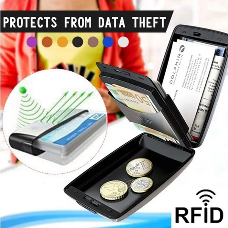 RFID Metal Wallet Money Clip